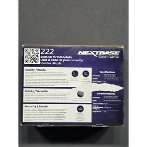 Nextbase 222 Dash Cam 1080p HD Night Vision 2.5" Screen 140°